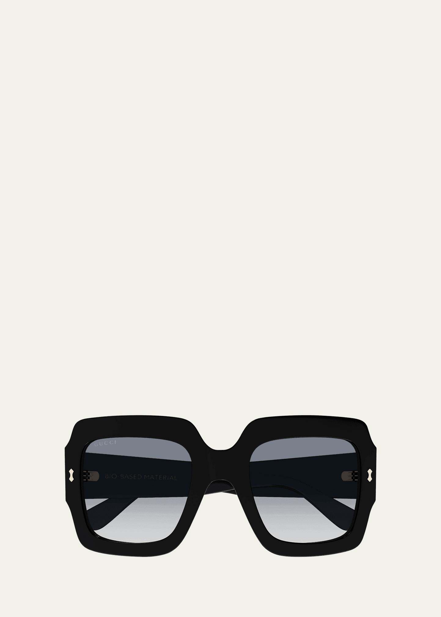 gradient rectangle acetate sunglasses