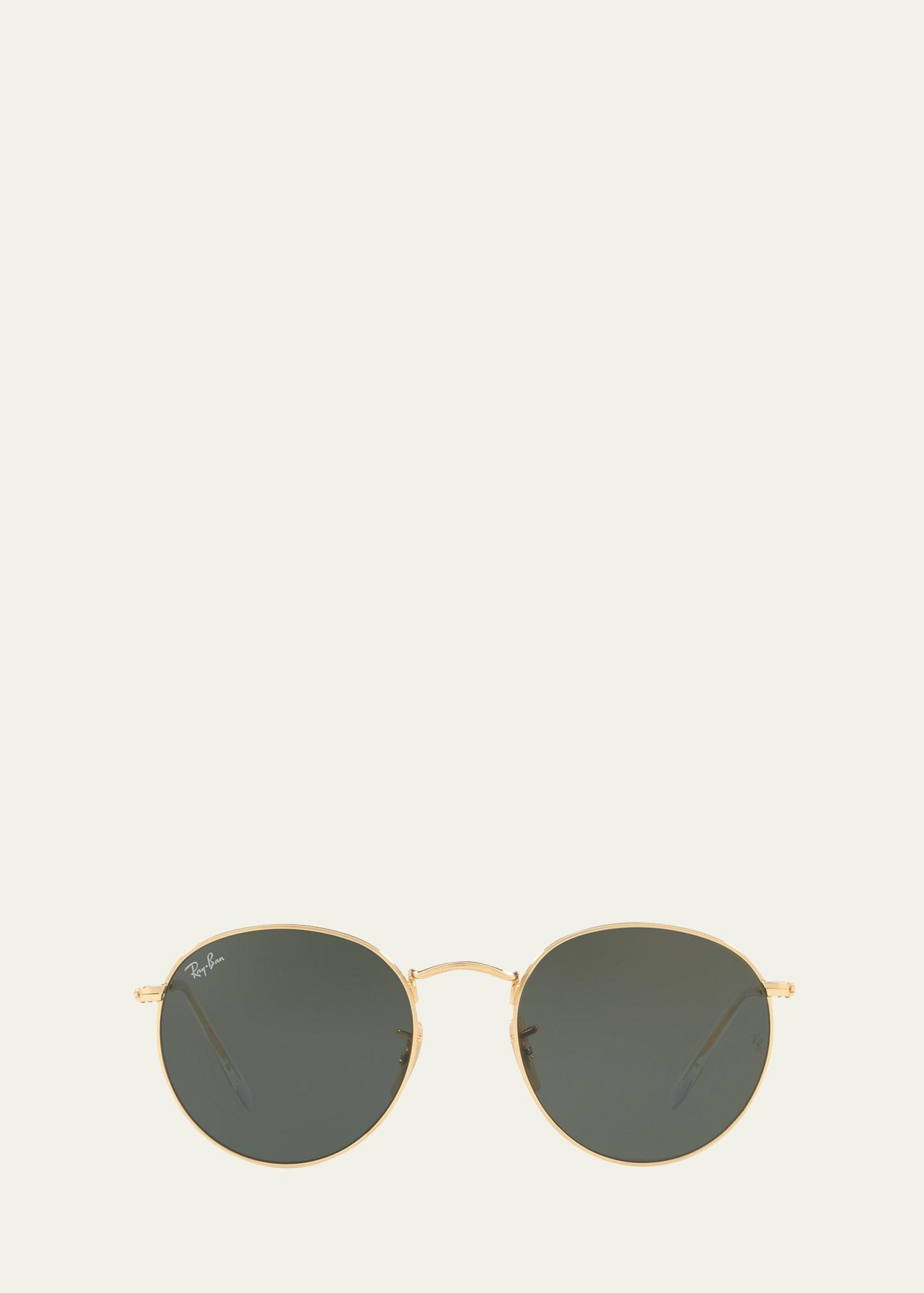 gradient round metal sunglasses, 53mm
