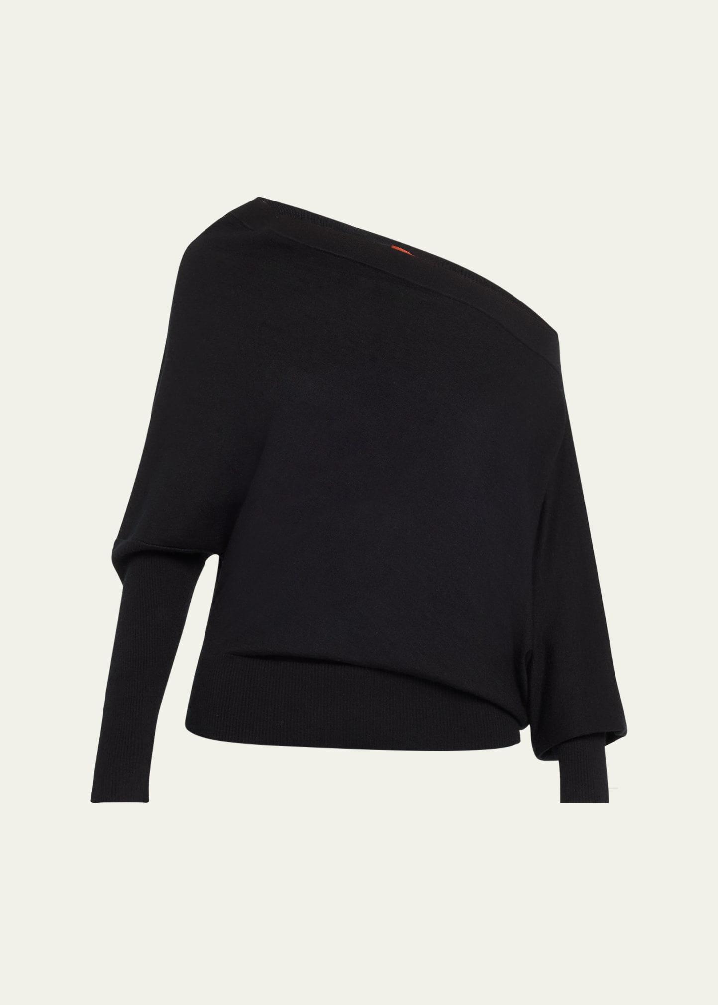 grainge cashmere off-shoulder sweater