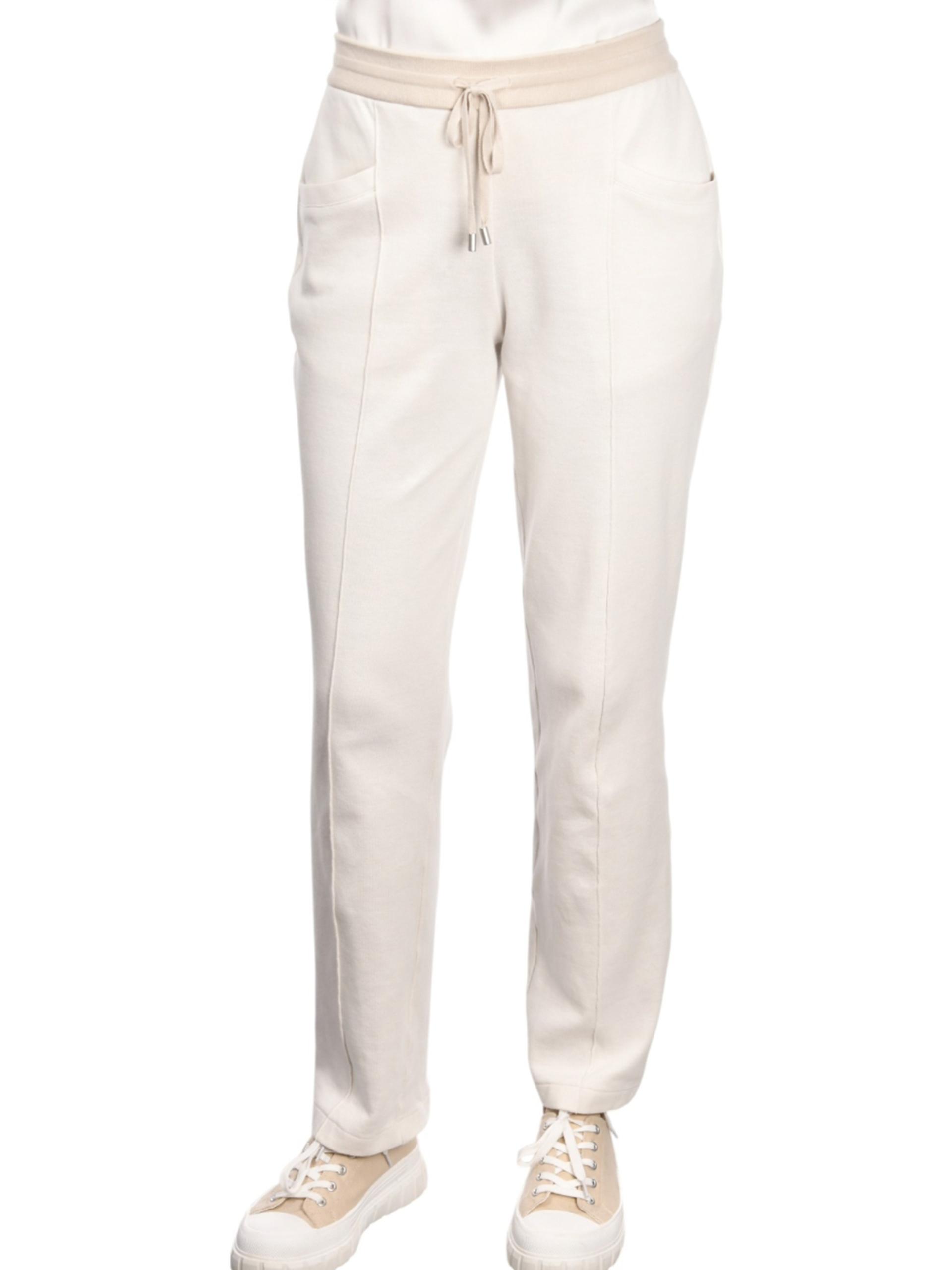 gran sasso pantalone white co pa + bordi pantaloni - women