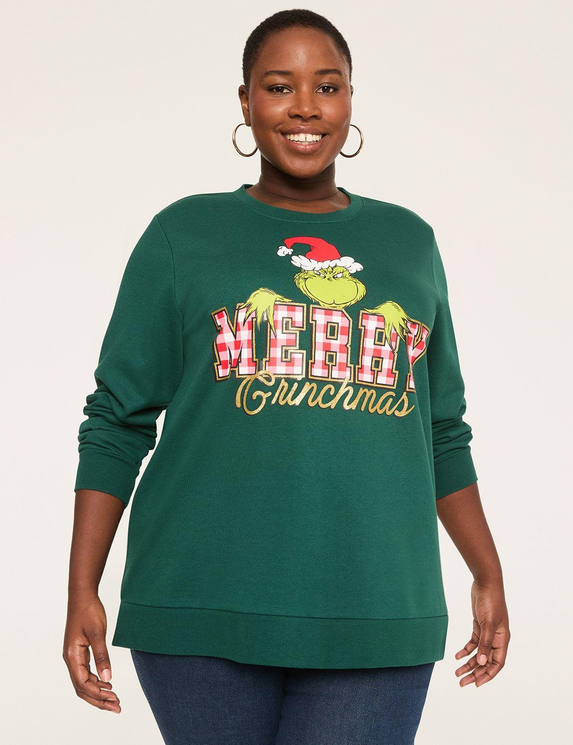 grinch merry christmas graphic tee