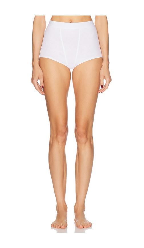 grlfrnd cheeky boxer in white.