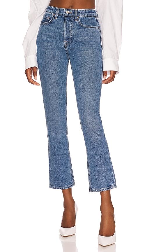grlfrnd karolina high rise skinny in denim-medium.