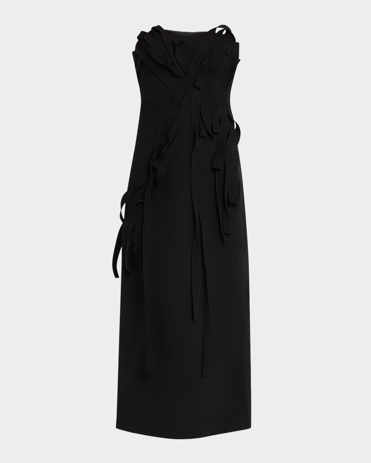 grovehill strapless midi dress