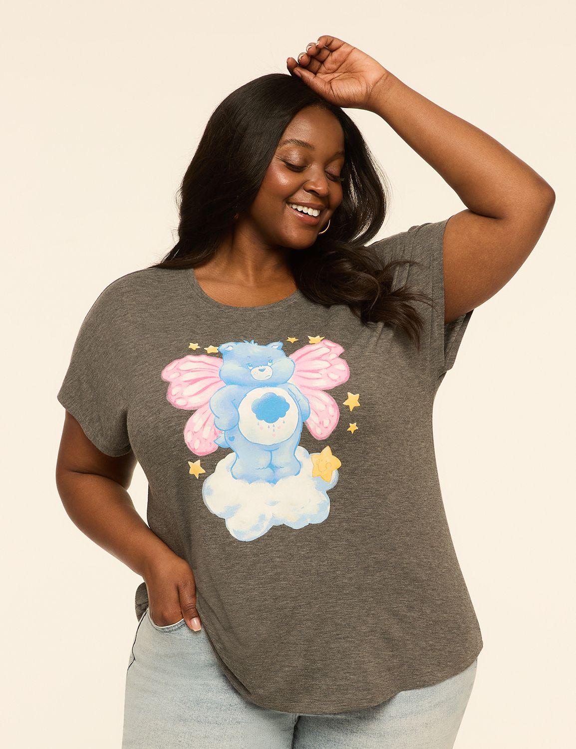 grumpy bear graphic tee