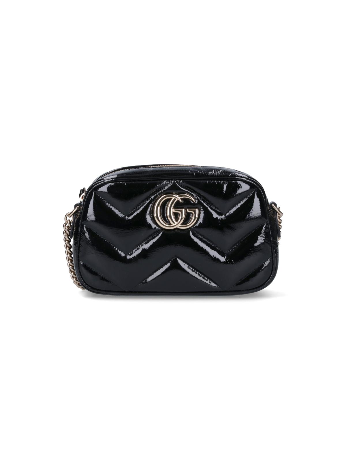 gucci bags black calf skin - women