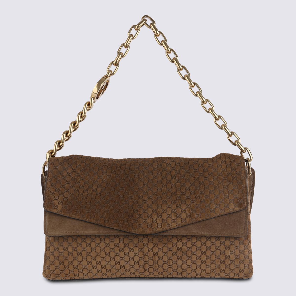 gucci bags brown _calf skin - women
