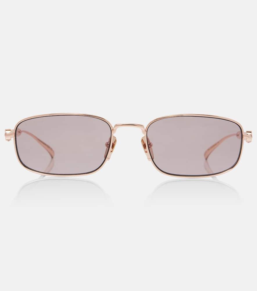 gucci bamboo rectangular sunglasses