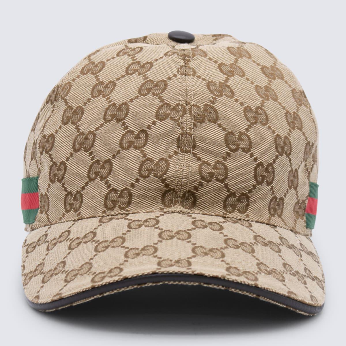 gucci beige baseball cap