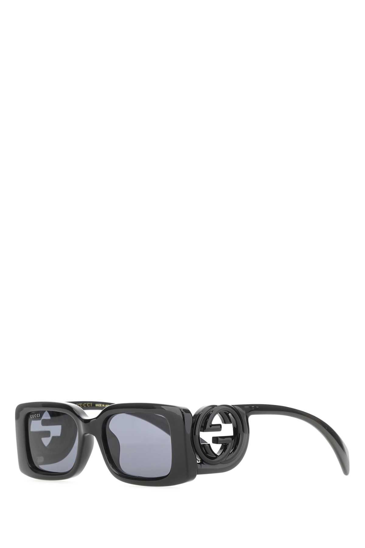 gucci black acetate sunglasses