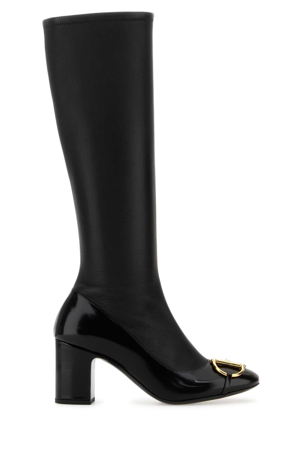 gucci black leather boots