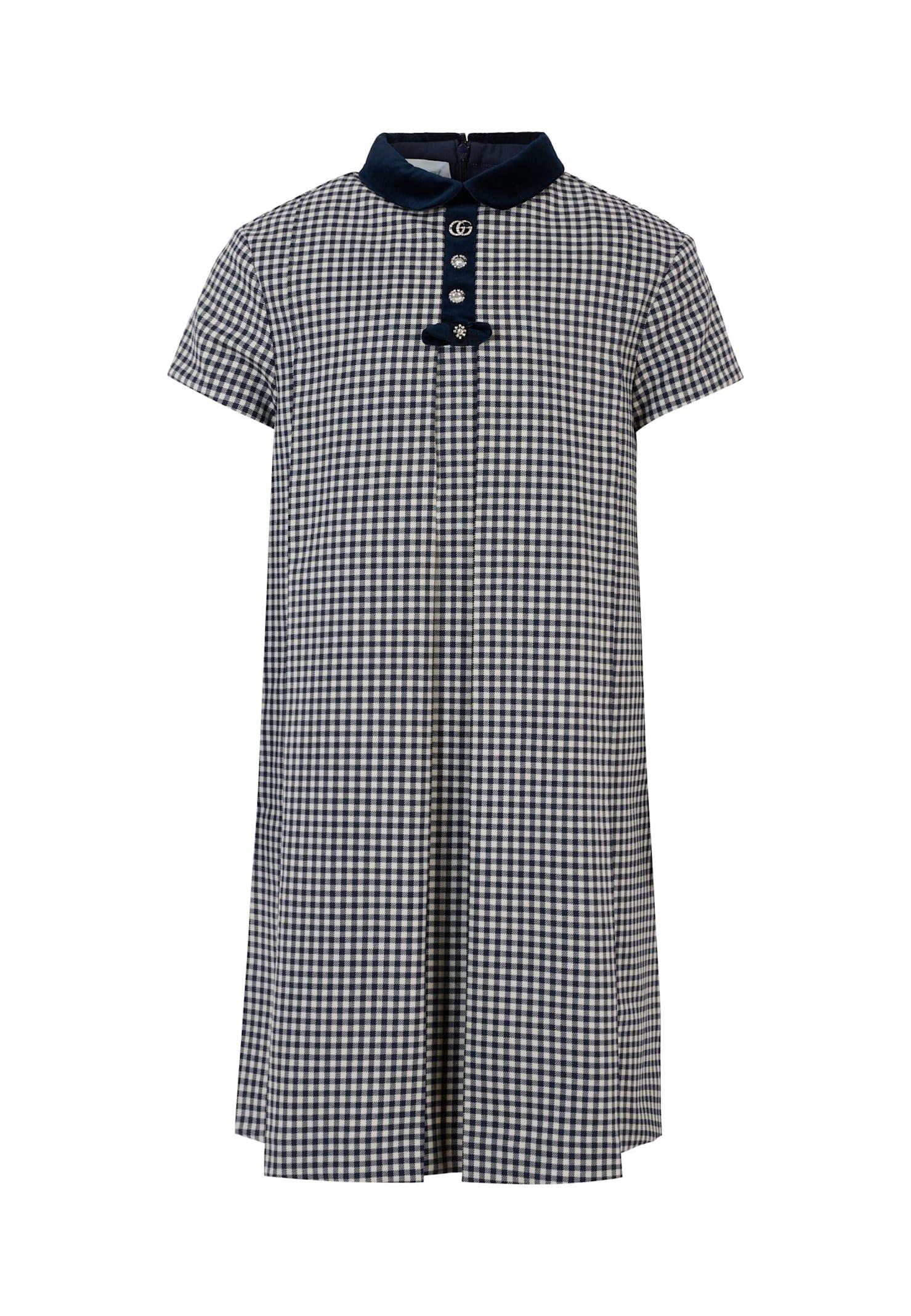 gucci blue dress for girl with gg