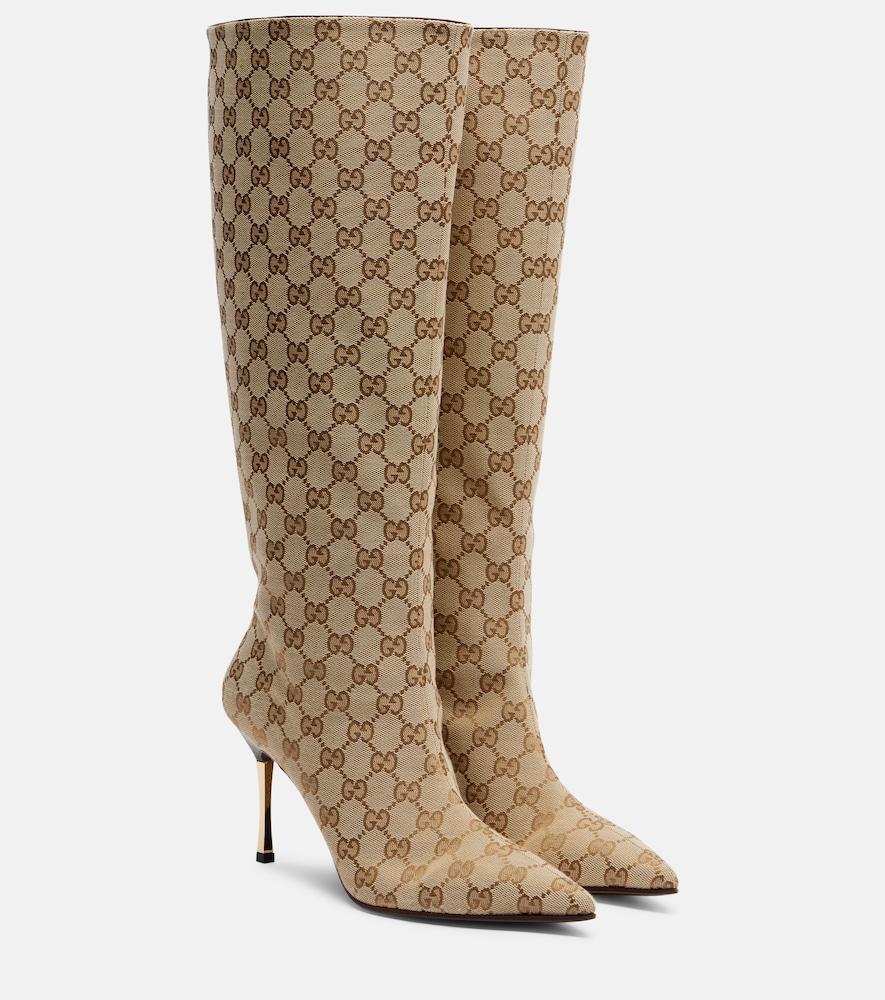 gucci bombshell gg canvas knee