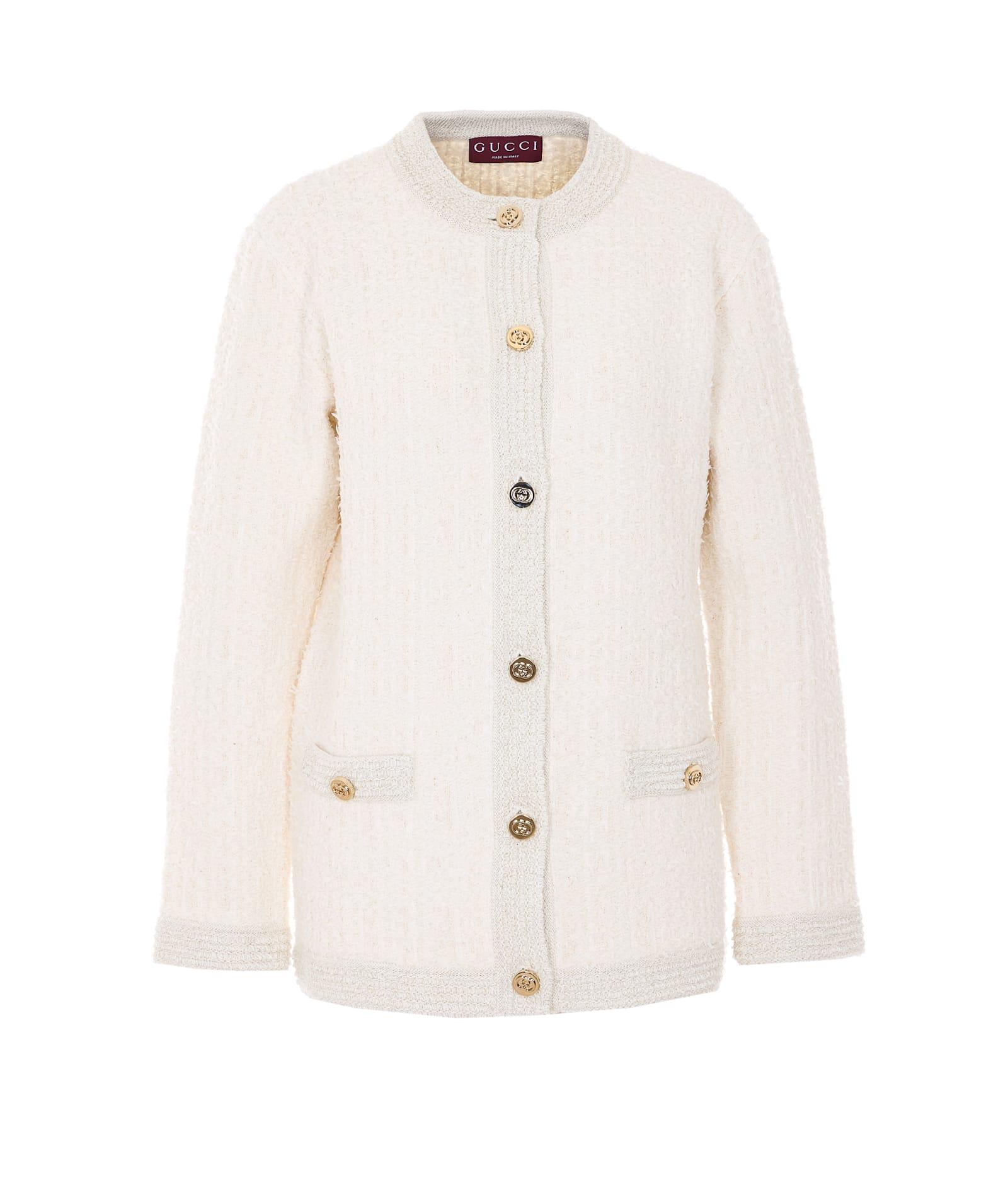 gucci boucle cardigan