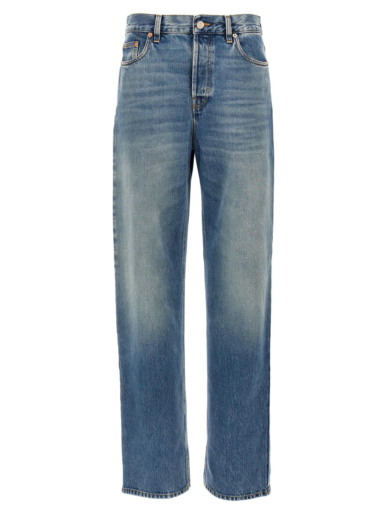 gucci boyfriend jeans blue cotton - women
