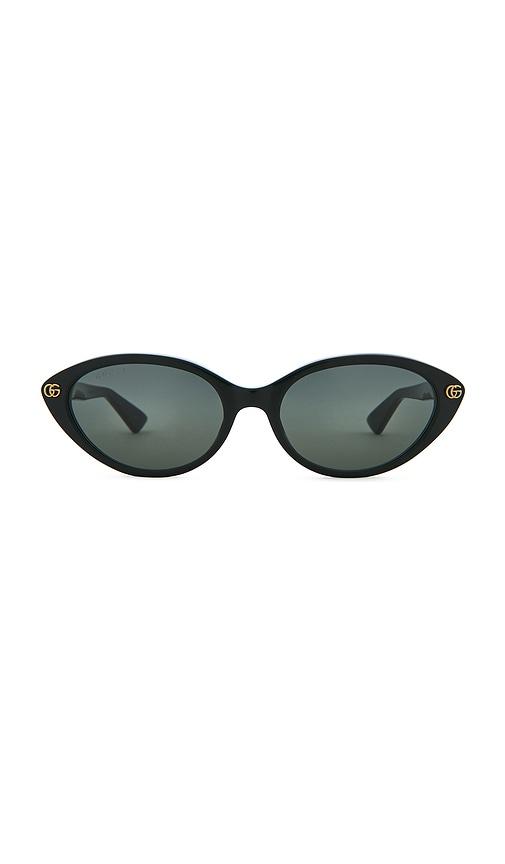 gucci cat eye sunglasses in black,grey.