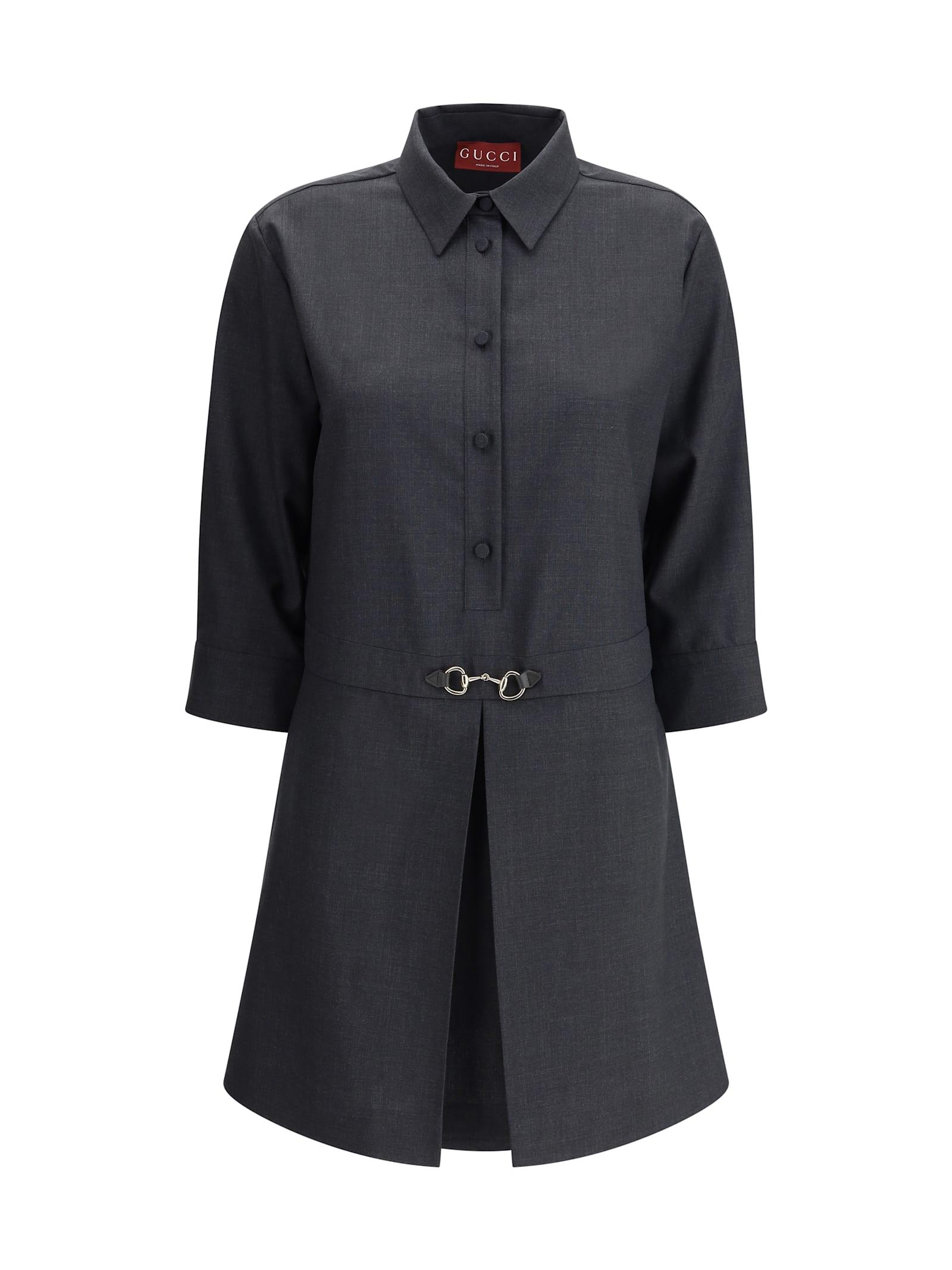 gucci chemisier short dress