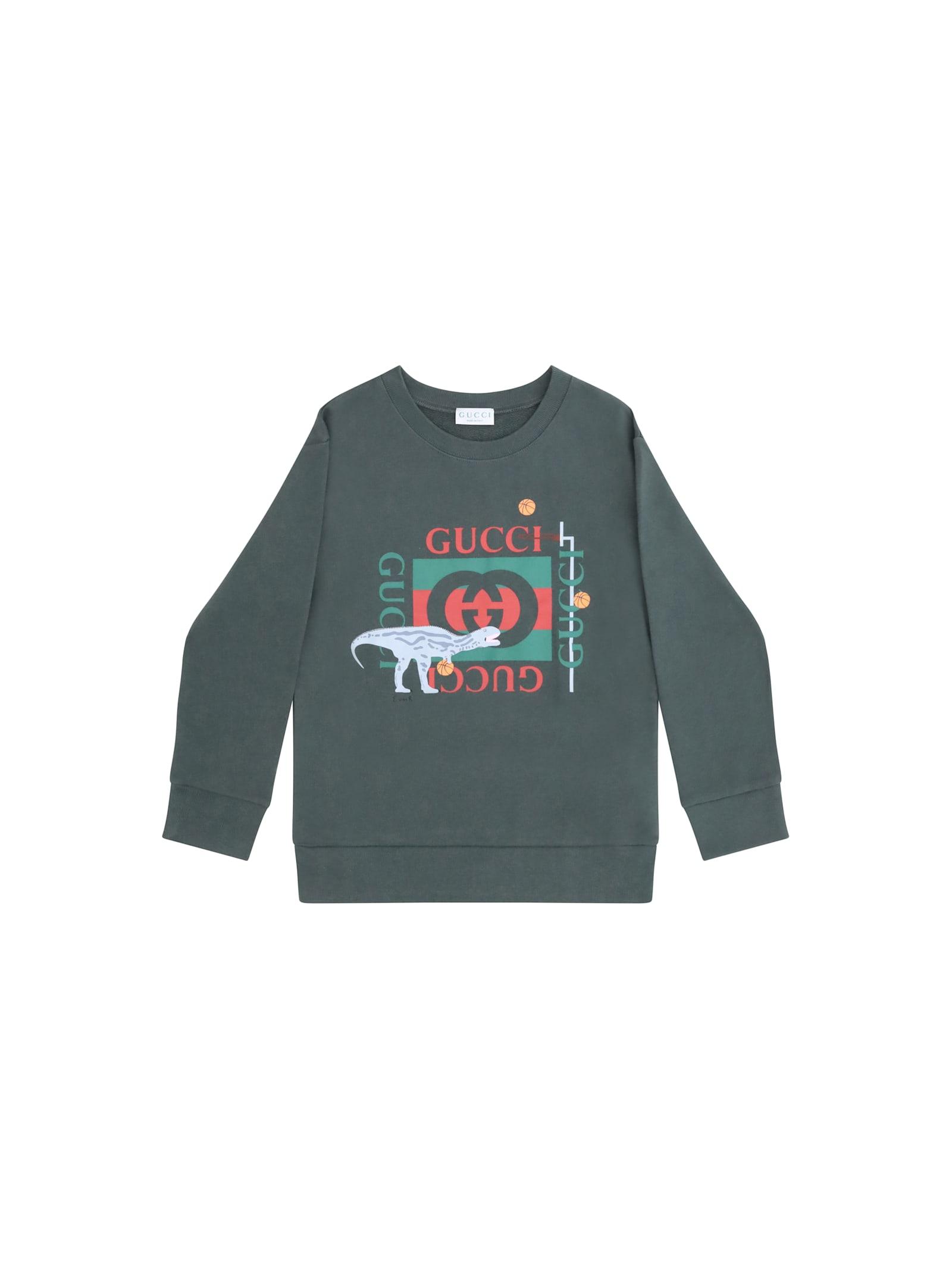 gucci cotton sweatshirt for boy