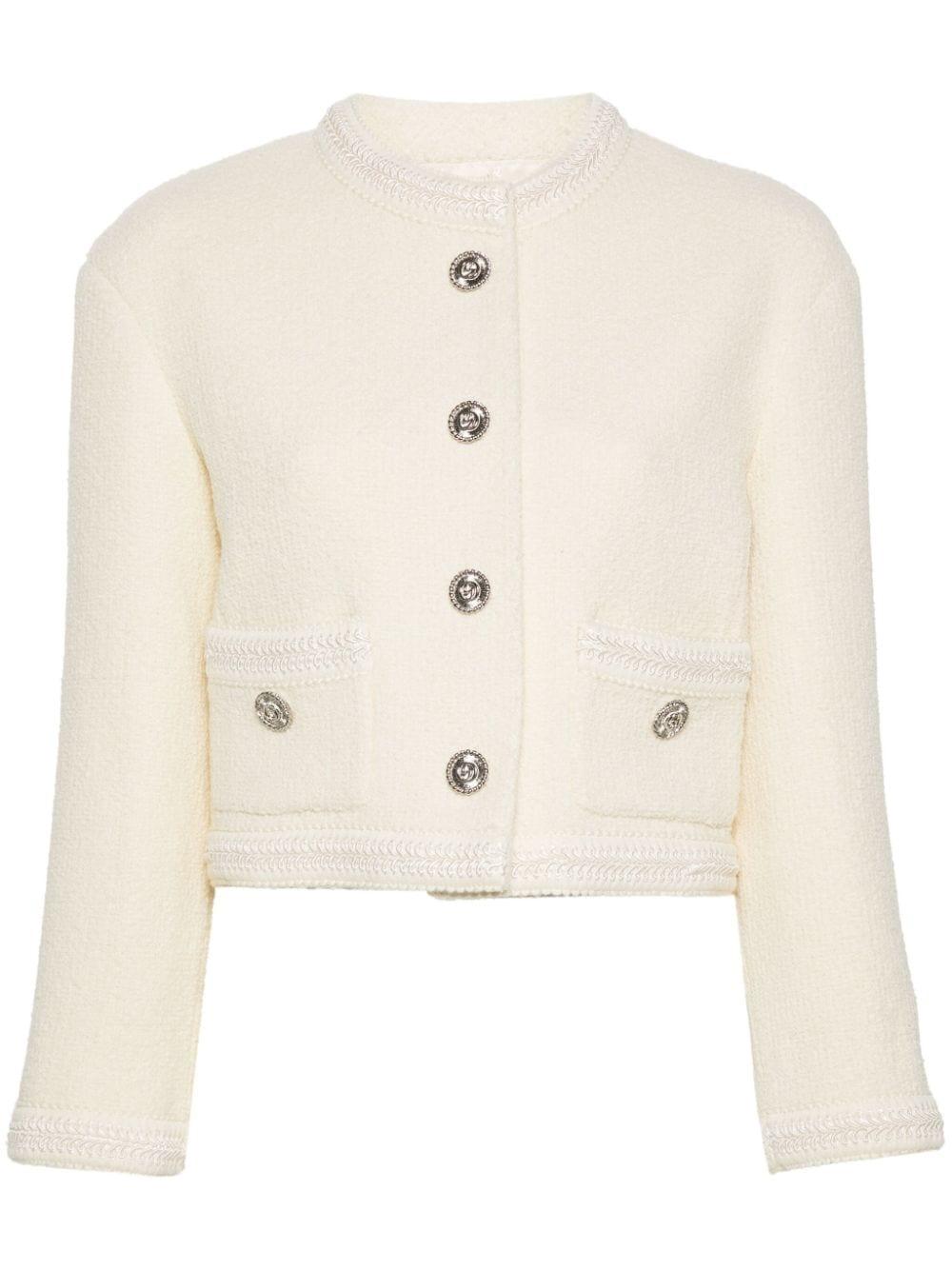 gucci cruise jackets white fabric - women
