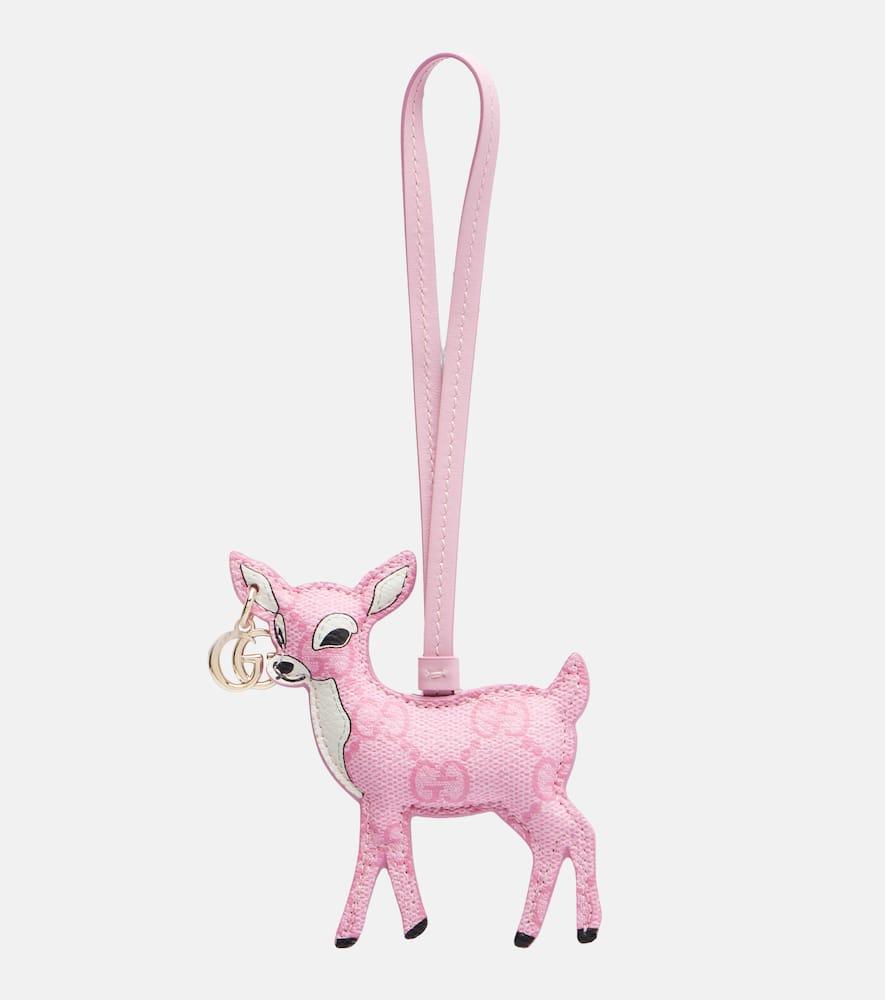 gucci deer gg bag charm