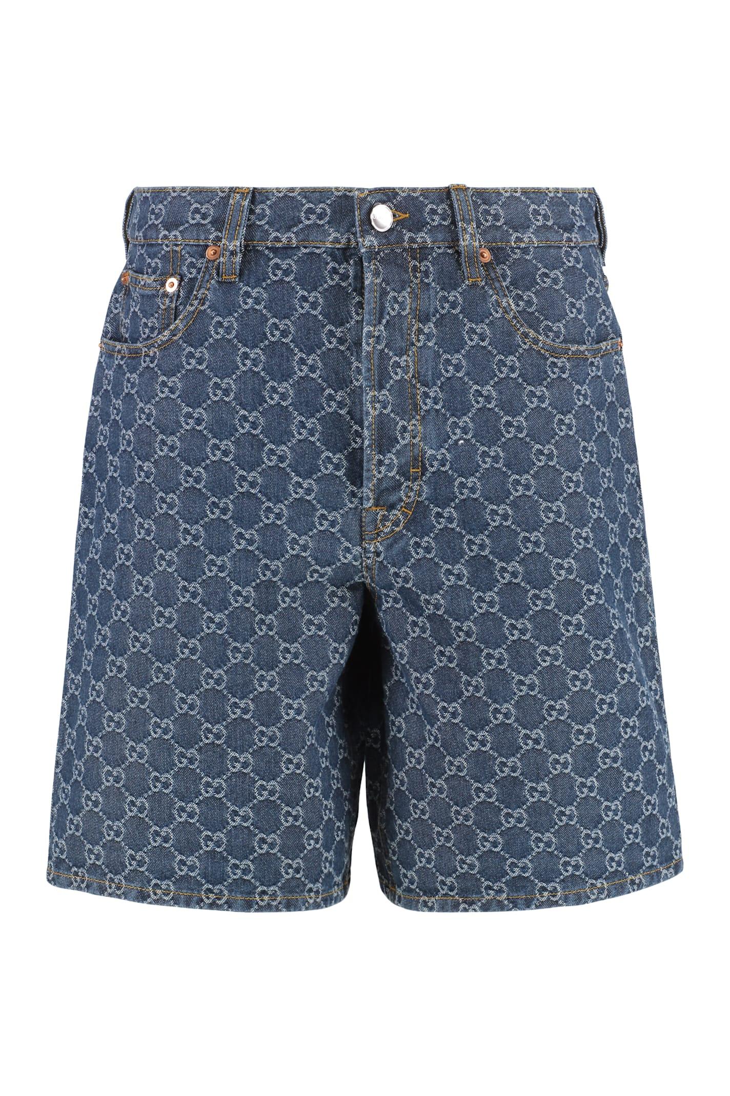 gucci denim shorts