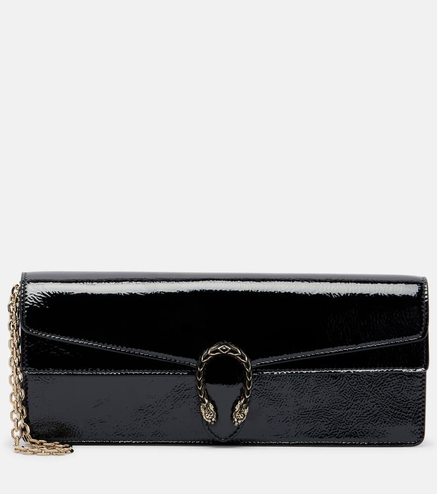 gucci dionysus patent leather clutch