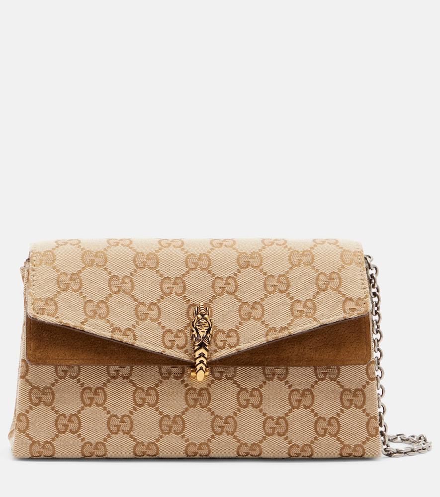 gucci dionysus small gg canvas shoulder bag