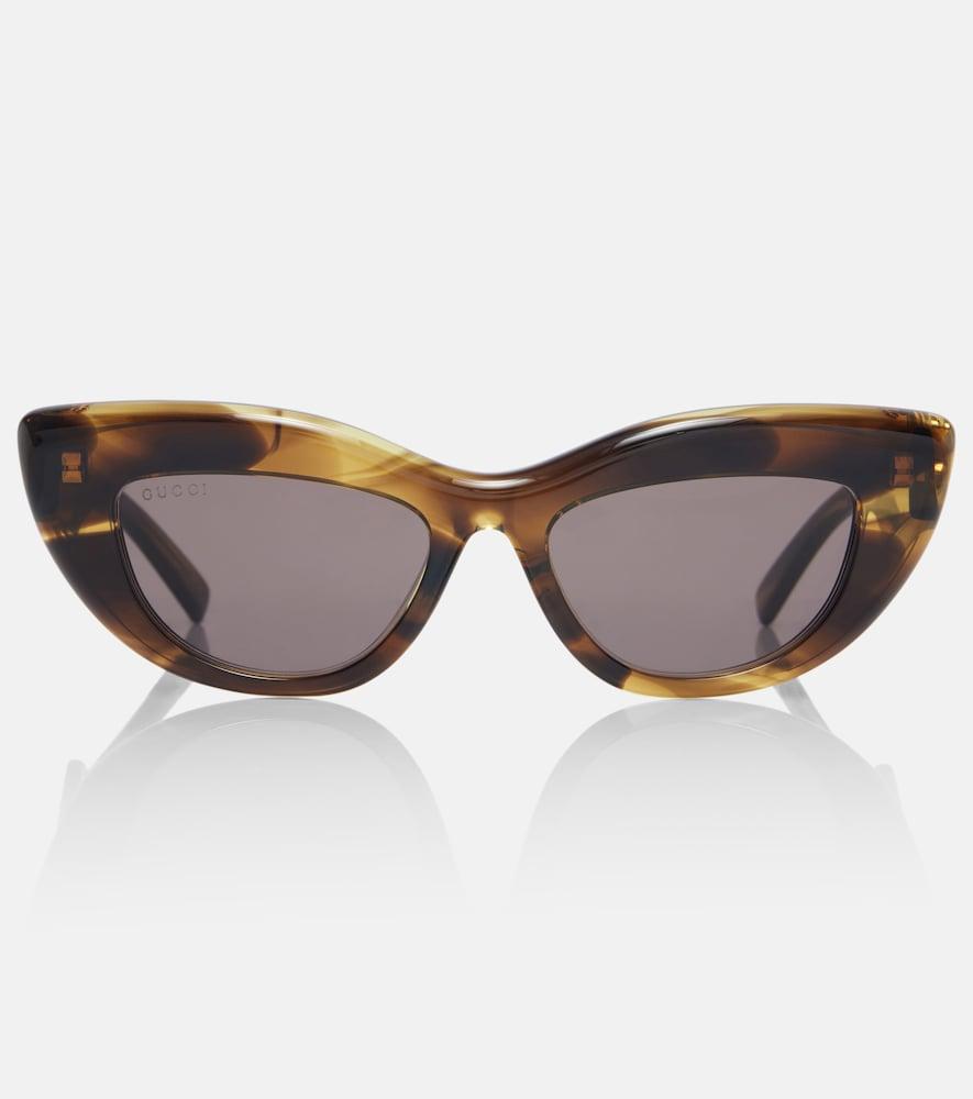 gucci double g cat-eye sunglasses