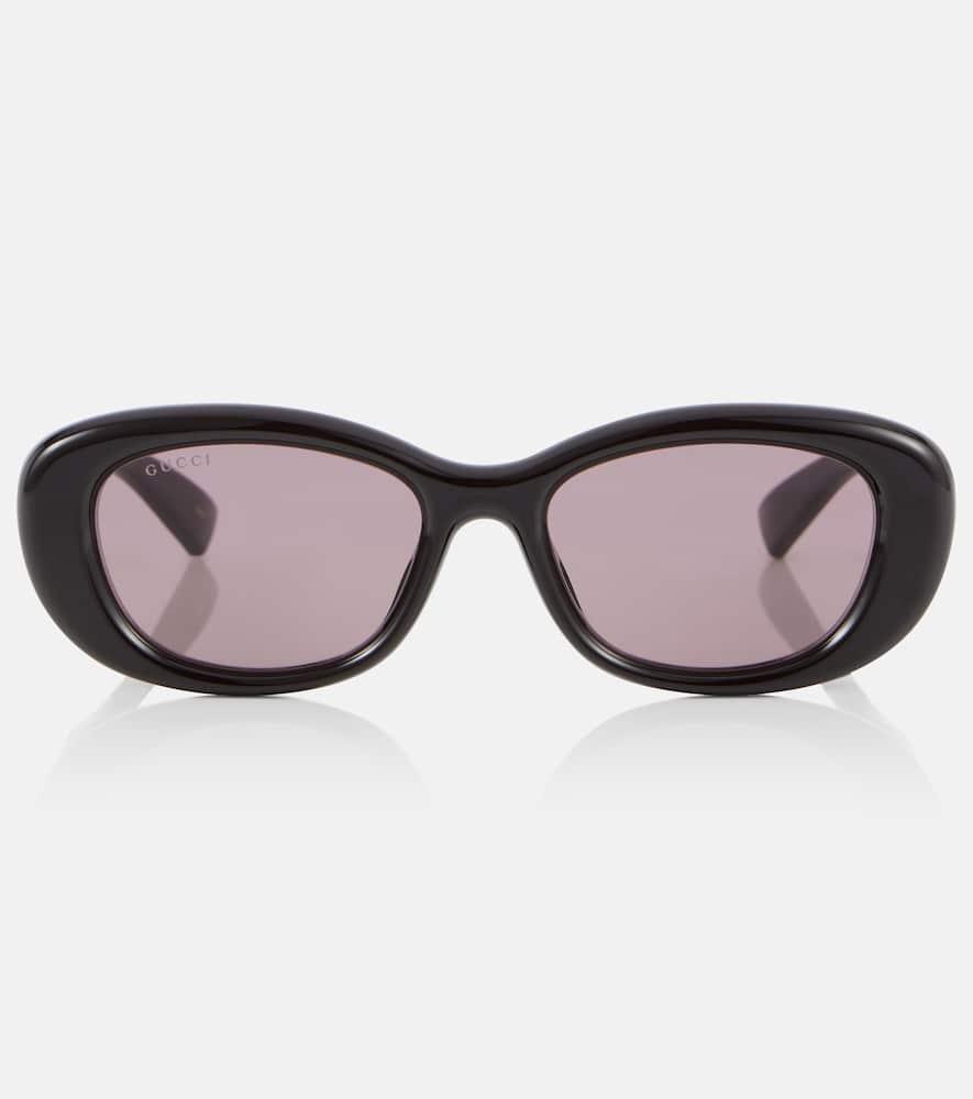 gucci double g oval sunglasses