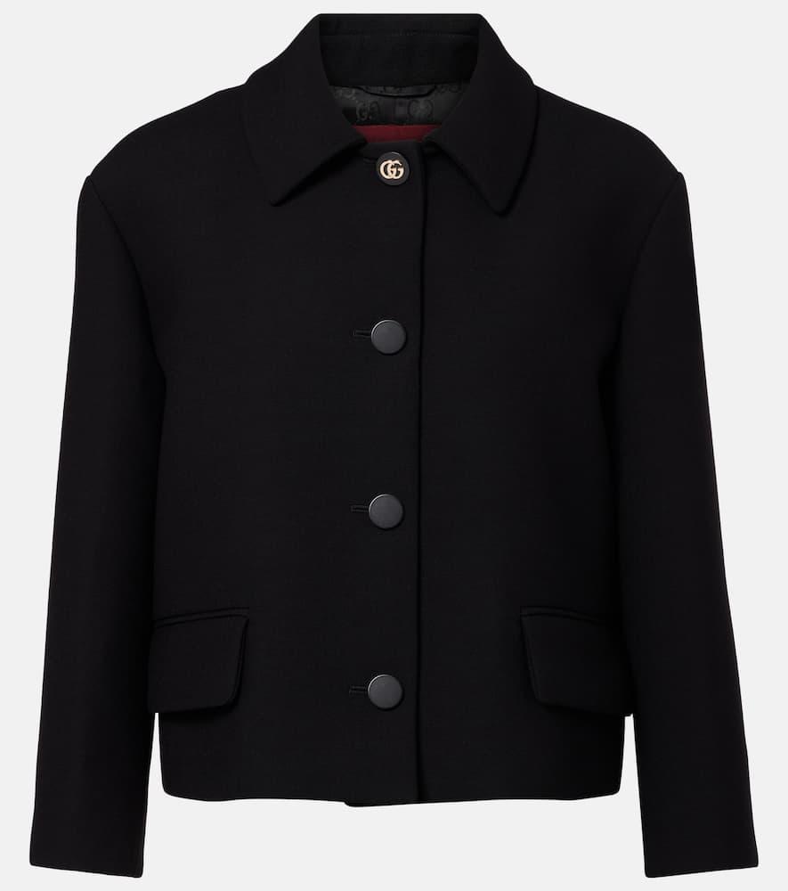 gucci double g wool jacket