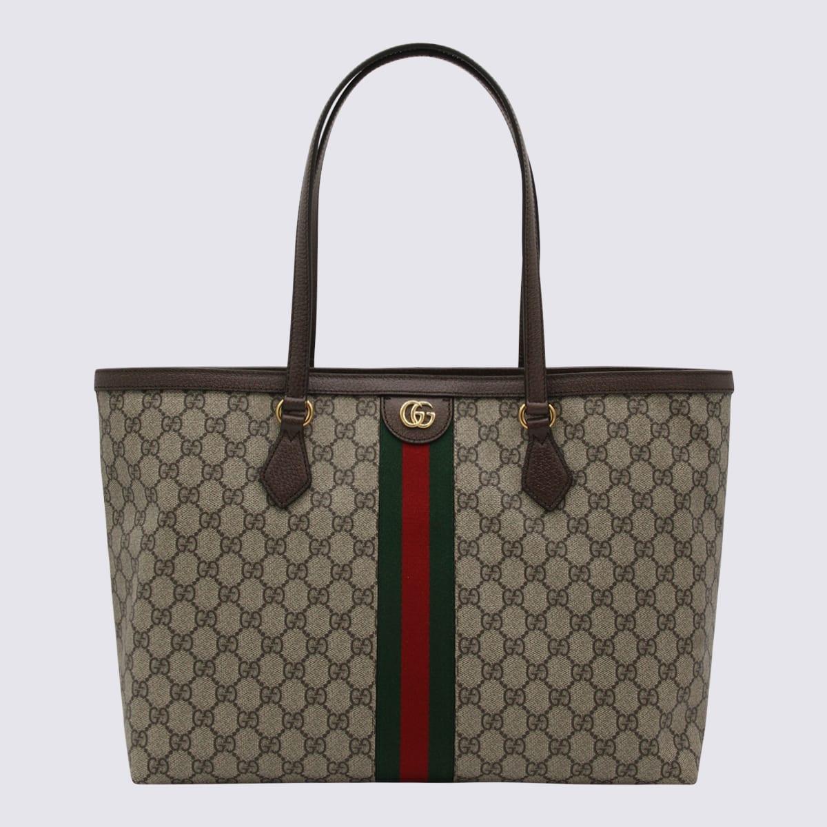 gucci ebony ophidia medium tote bag