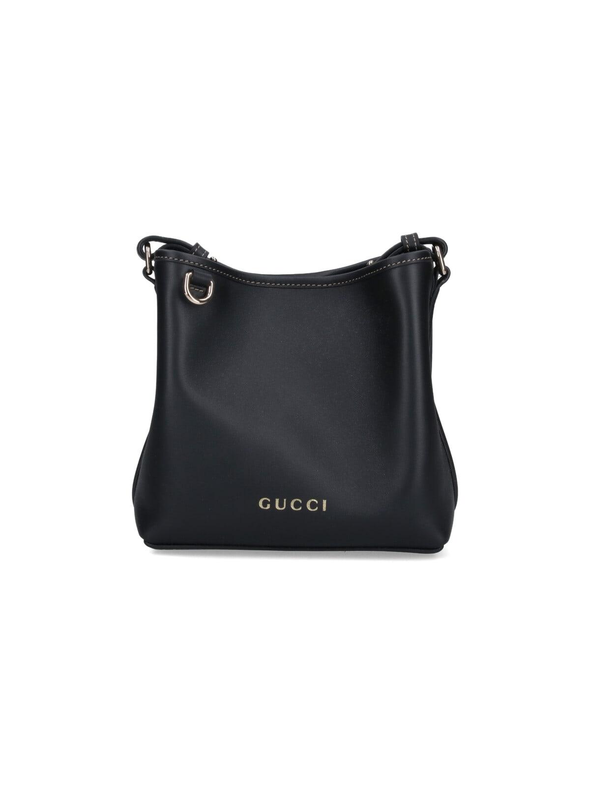 gucci emblem bucket bag