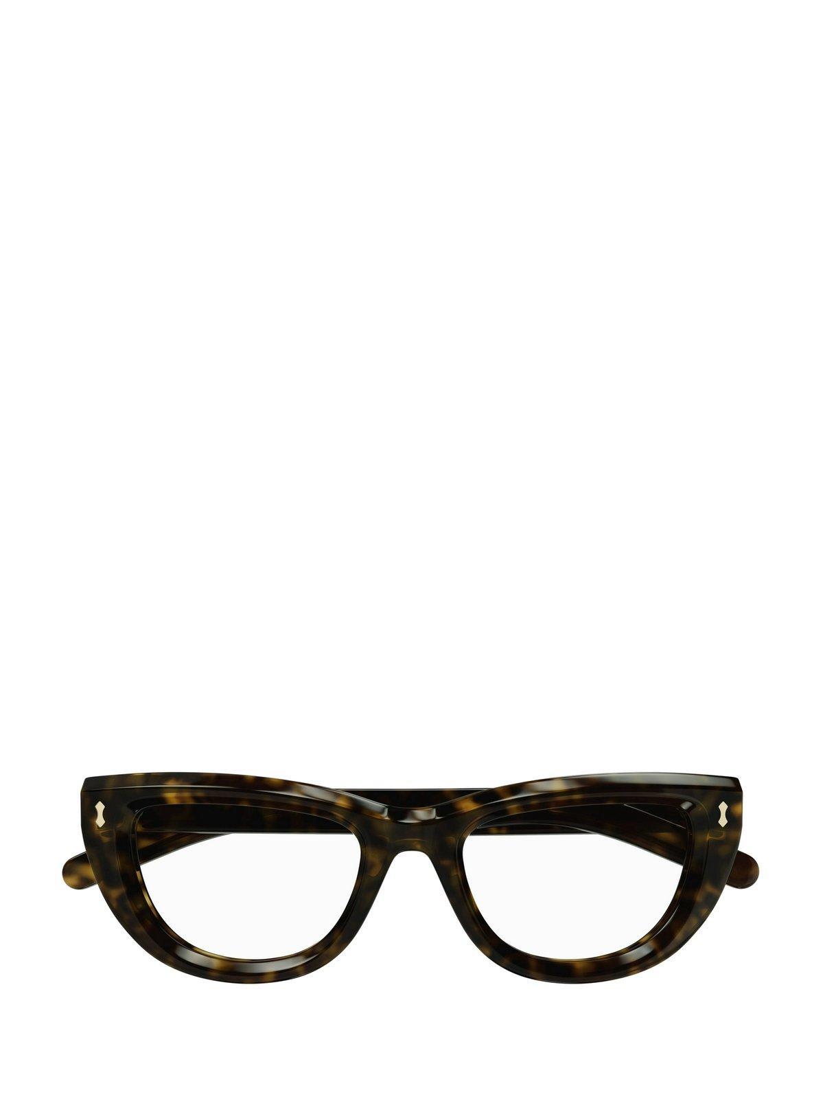 gucci eyewear cat-eye frame glasses
