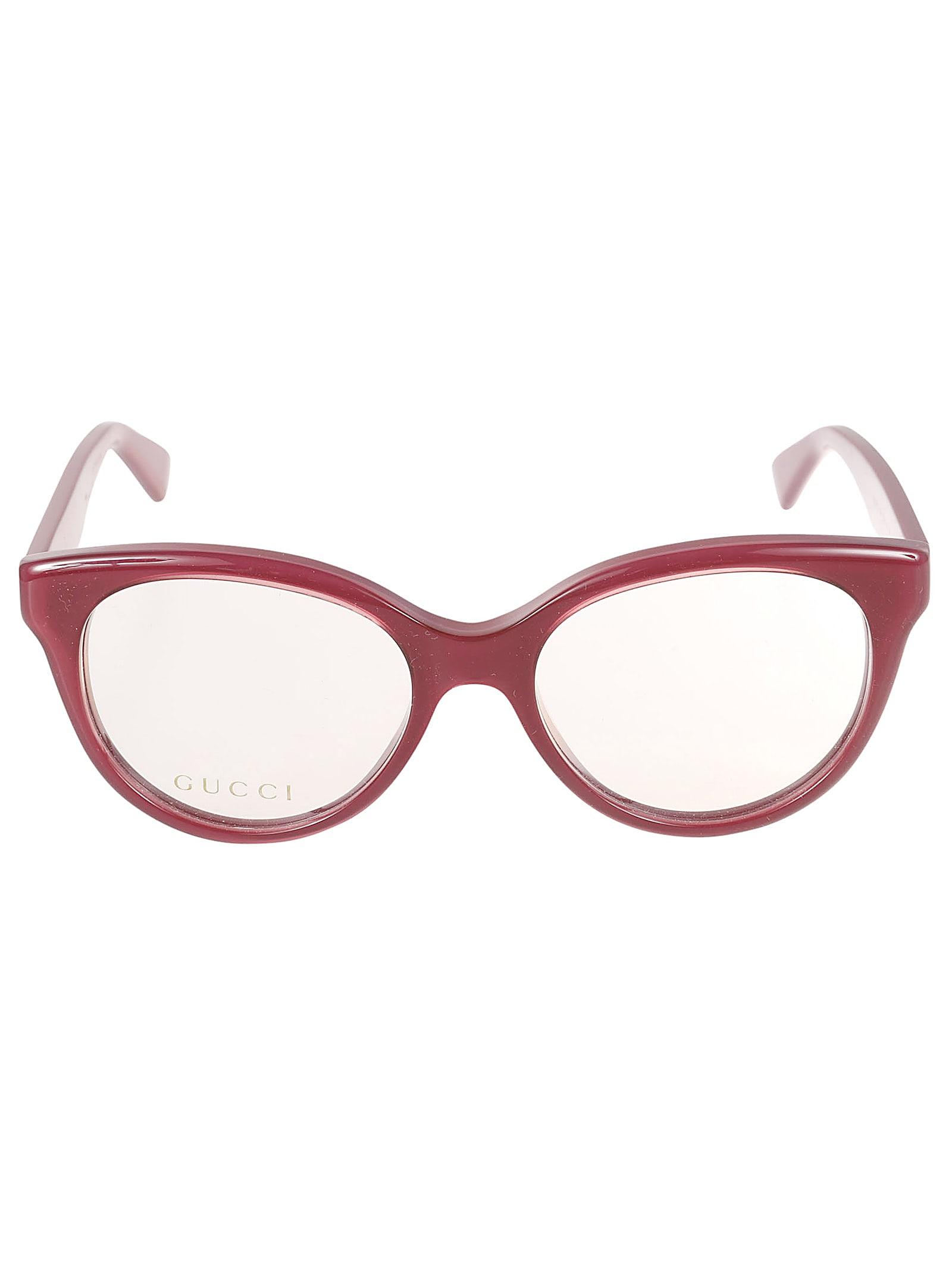 gucci eyewear classic cat-eye logo glasses