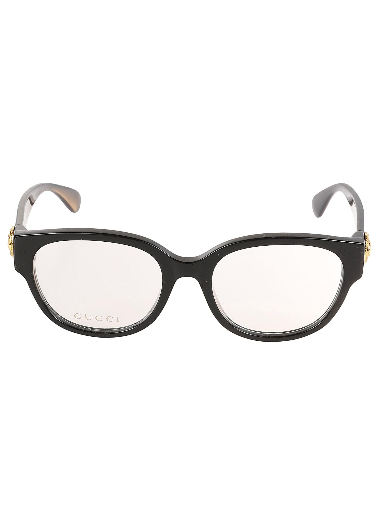 gucci eyewear gg logo sided glasses