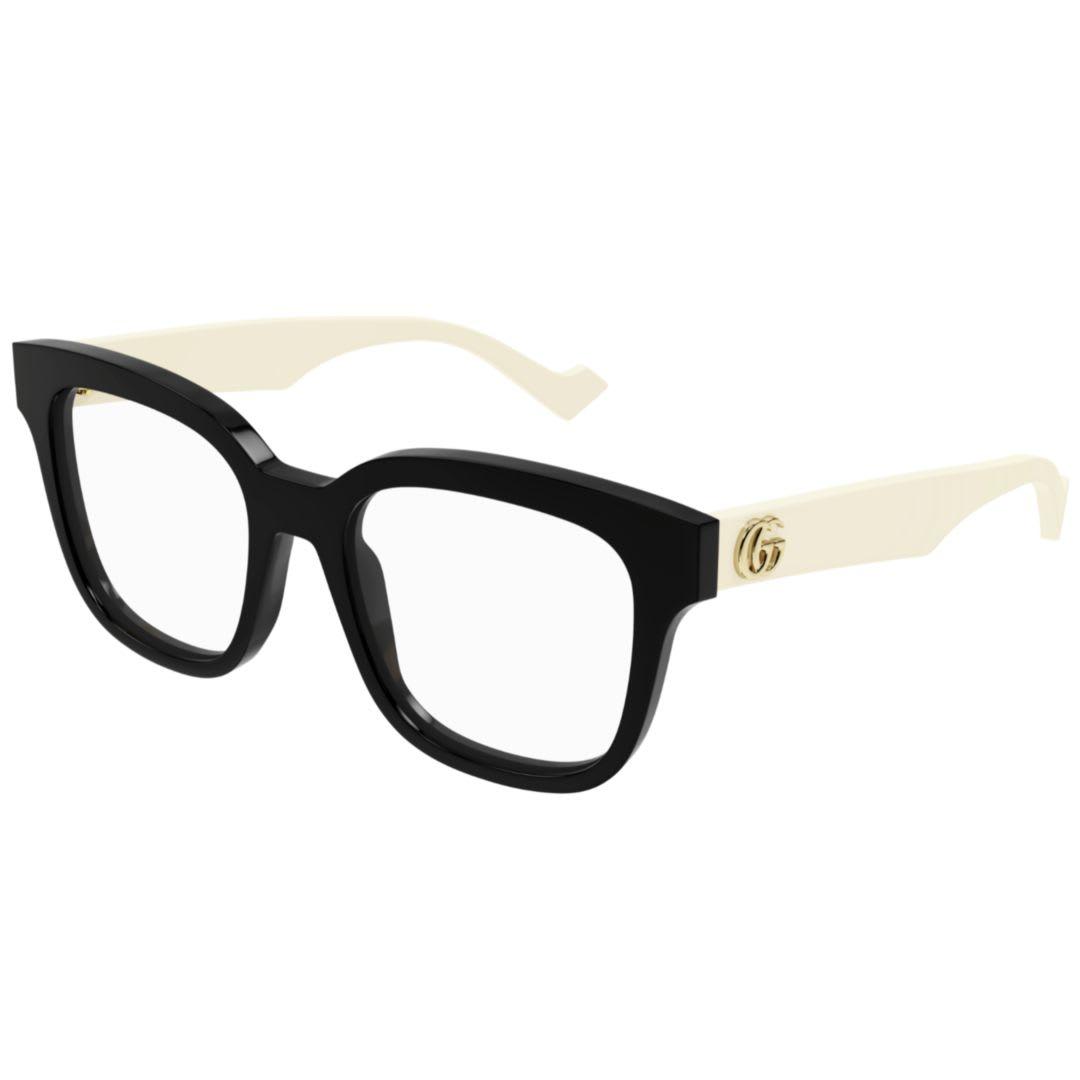 gucci eyewear gg0958o-002black-white-transparent