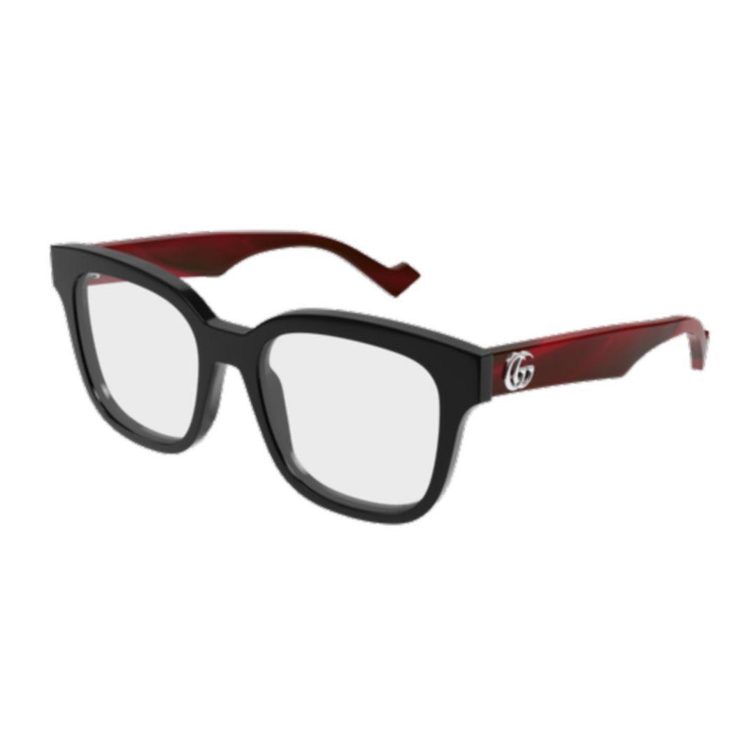 gucci eyewear gg0958o-013black-red-transparent