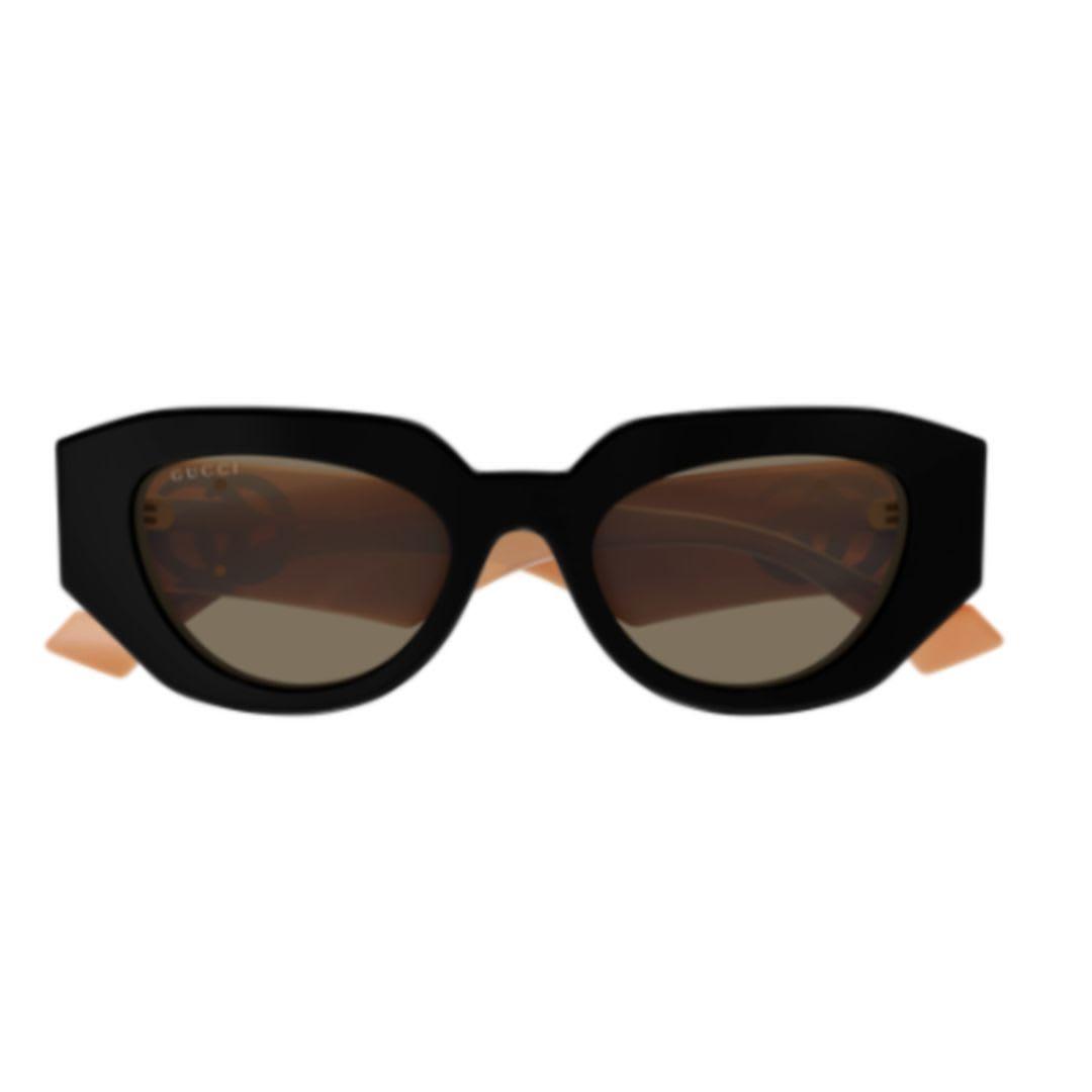 gucci eyewear gg1421s-008black-pink-brown