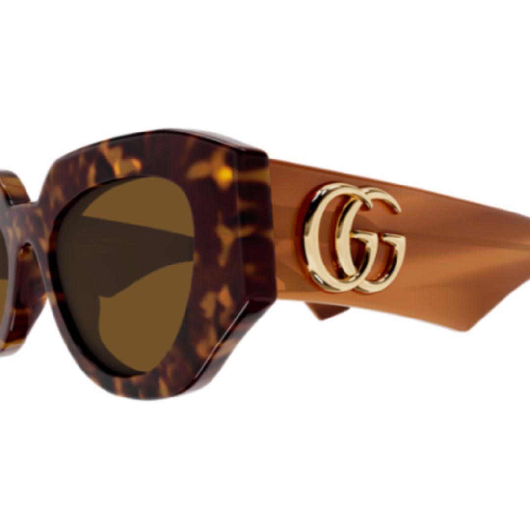 gucci eyewear gg1421s-009havana-brown-brown