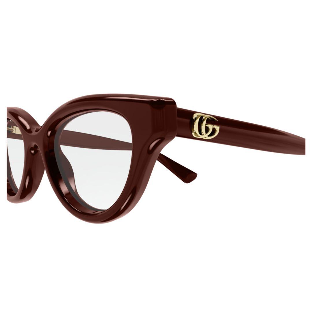 gucci eyewear gg1832o-003burgundy-burgundy-transparent