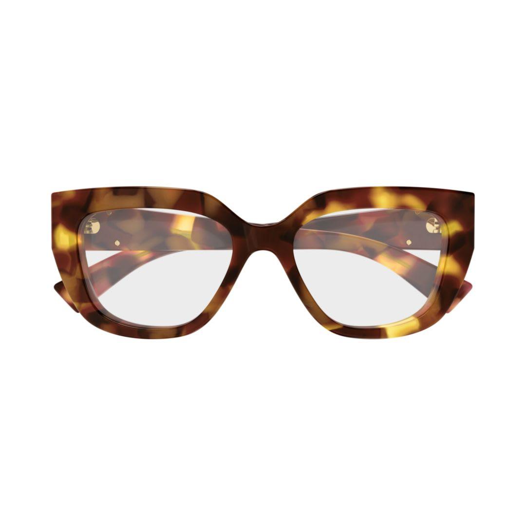 gucci eyewear gg1847o-002havana-havana-transparent