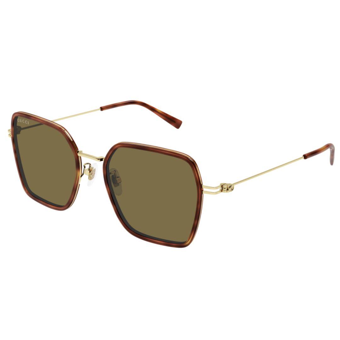gucci eyewear gg1850sa-002havana-gold-brown