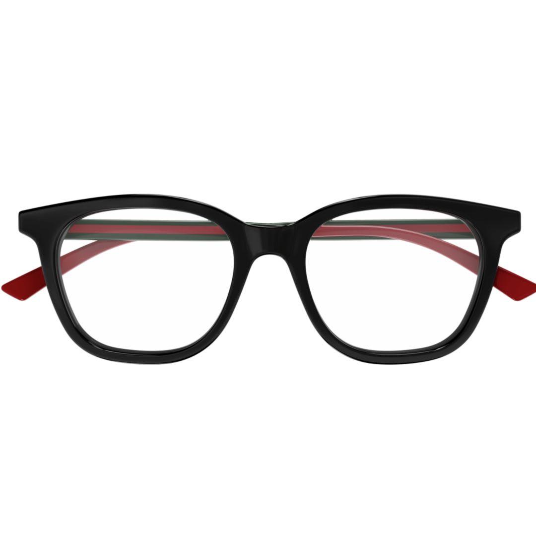 gucci eyewear gg1864o-001black-green-transparent