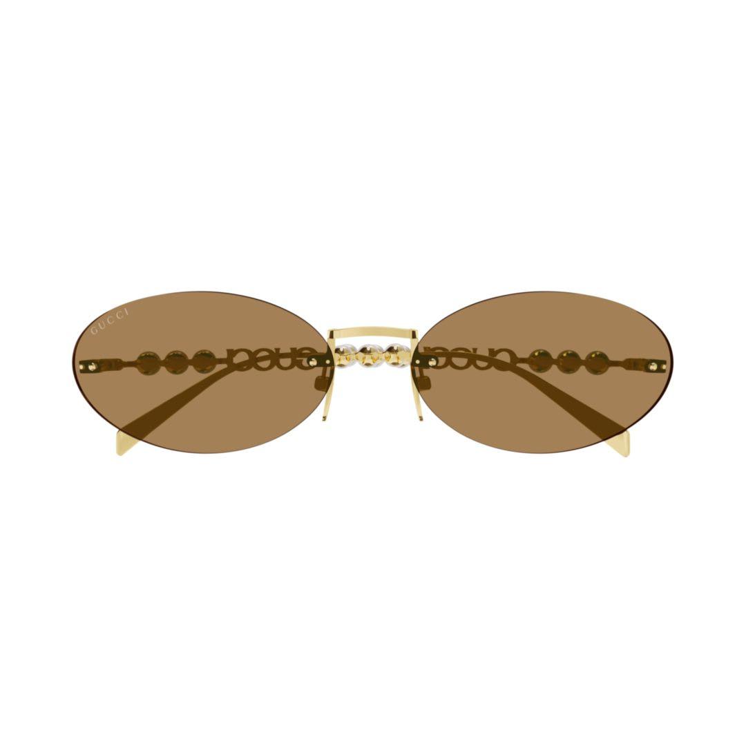 gucci eyewear gg1922s-003gold-gold-brown