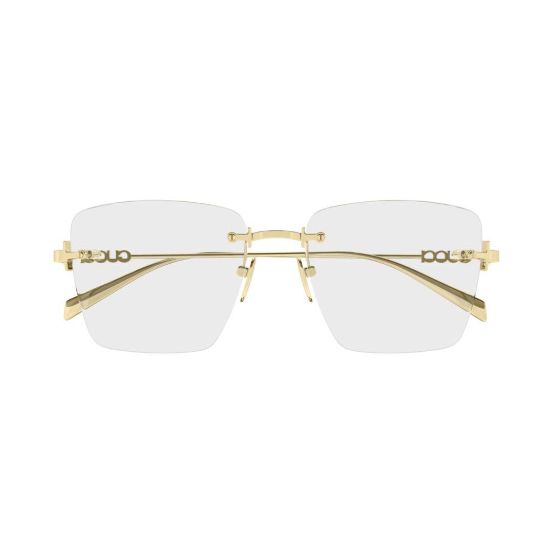 gucci eyewear gg1938o-001gold-gold-transparent