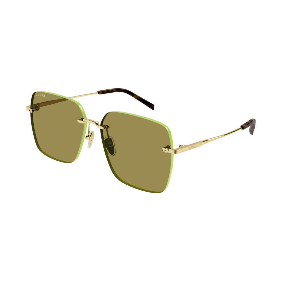 gucci eyewear gg1955sa-004gold-gold-green