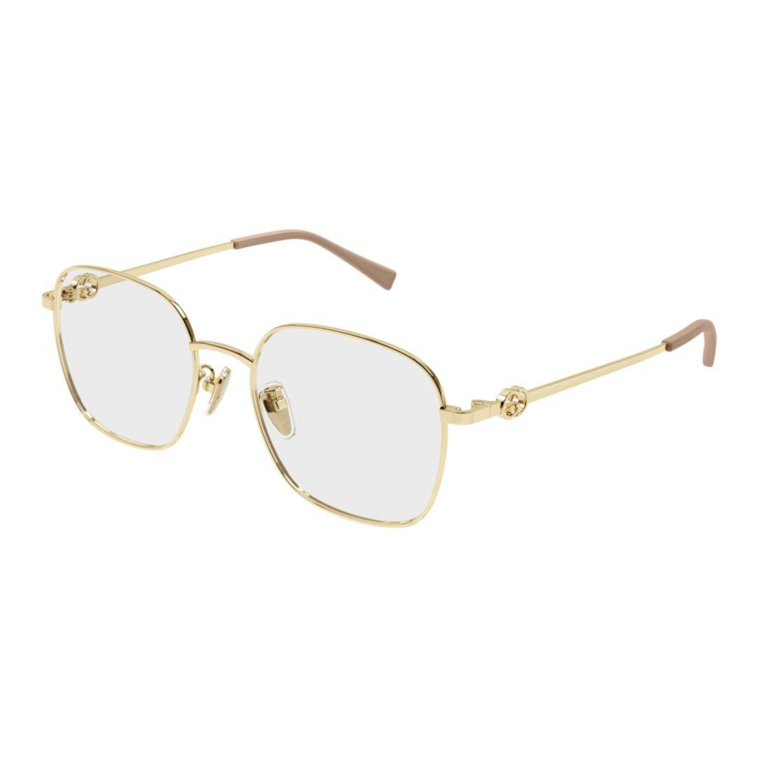 gucci eyewear gg2006oa-001gold-gold-transparent