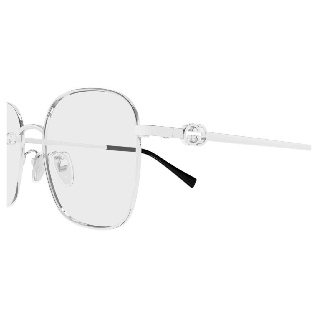 gucci eyewear gg2006oa-002silver-silver-transparent