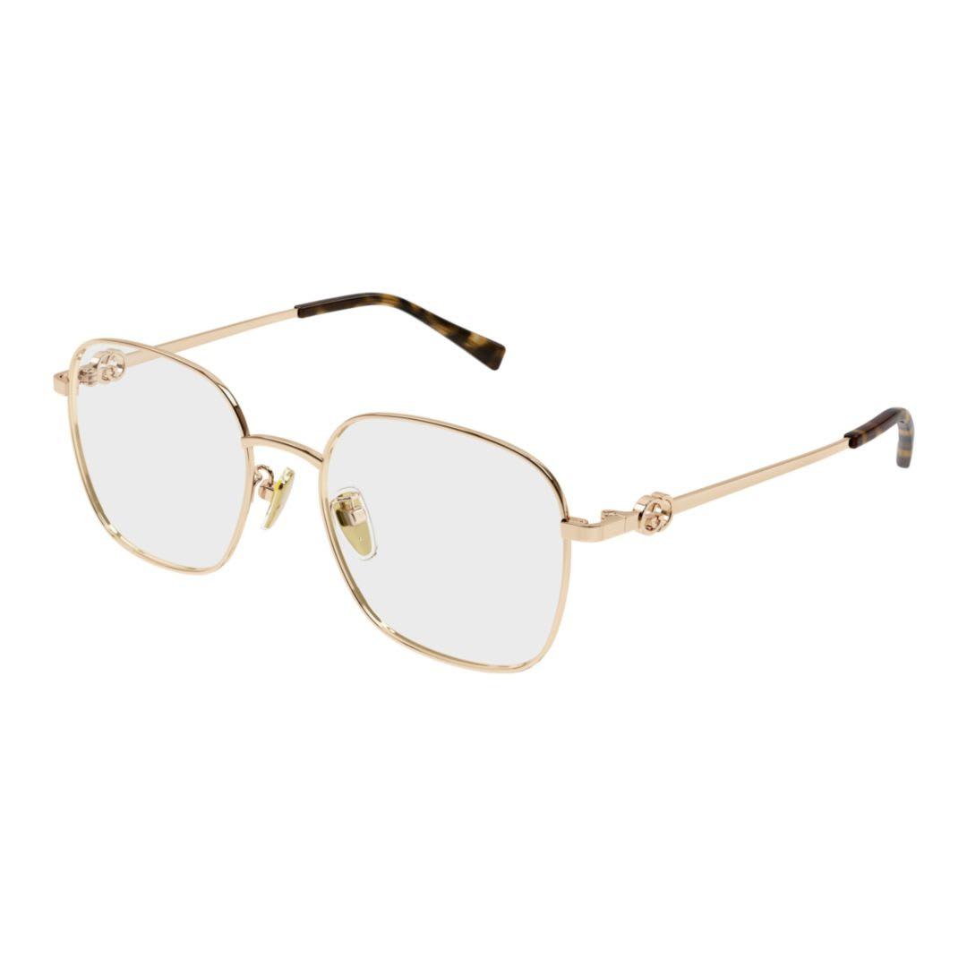 gucci eyewear gg2006oa-003gold-gold-transparent
