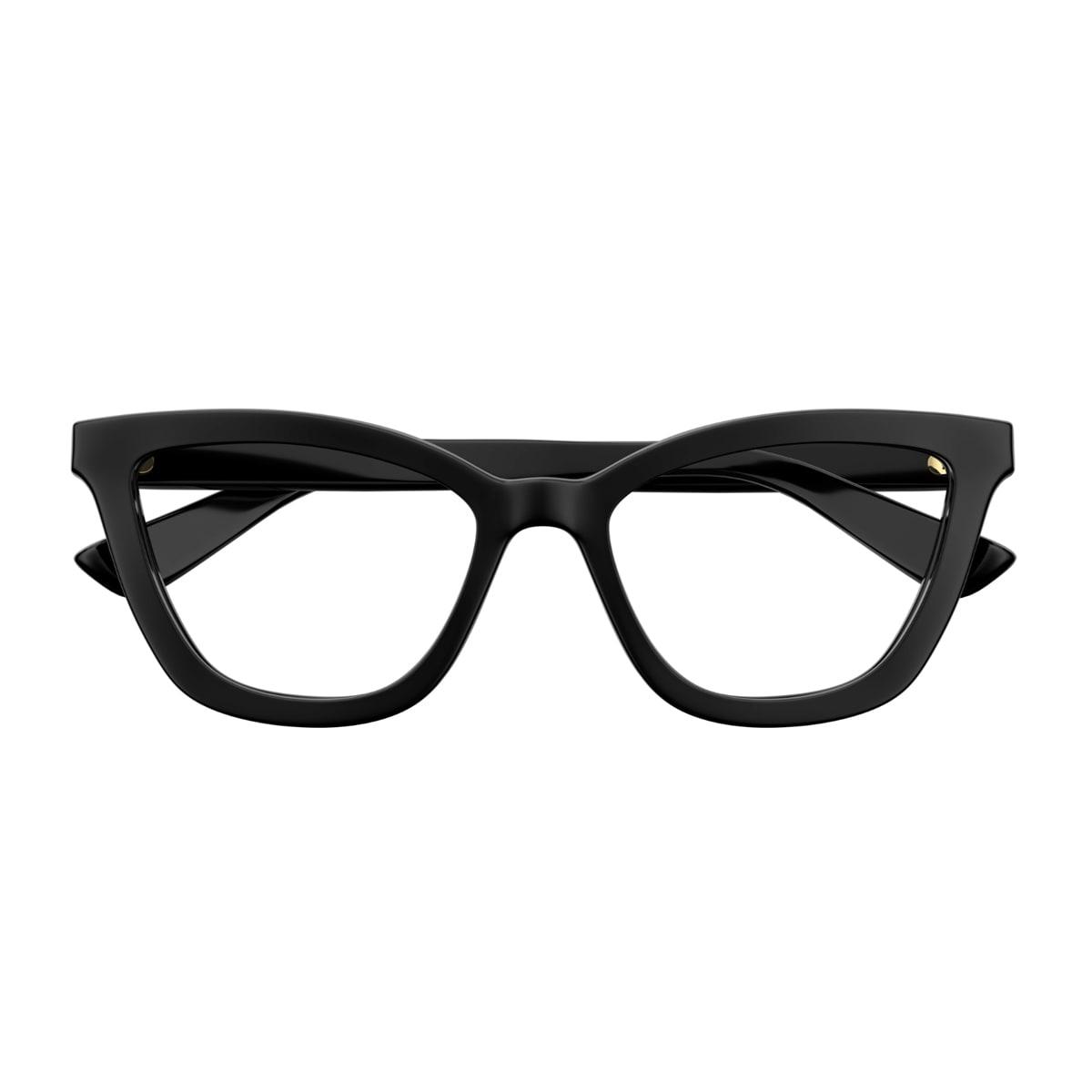 gucci eyewear gucci gg1686o linea gg logo 005 black glasses